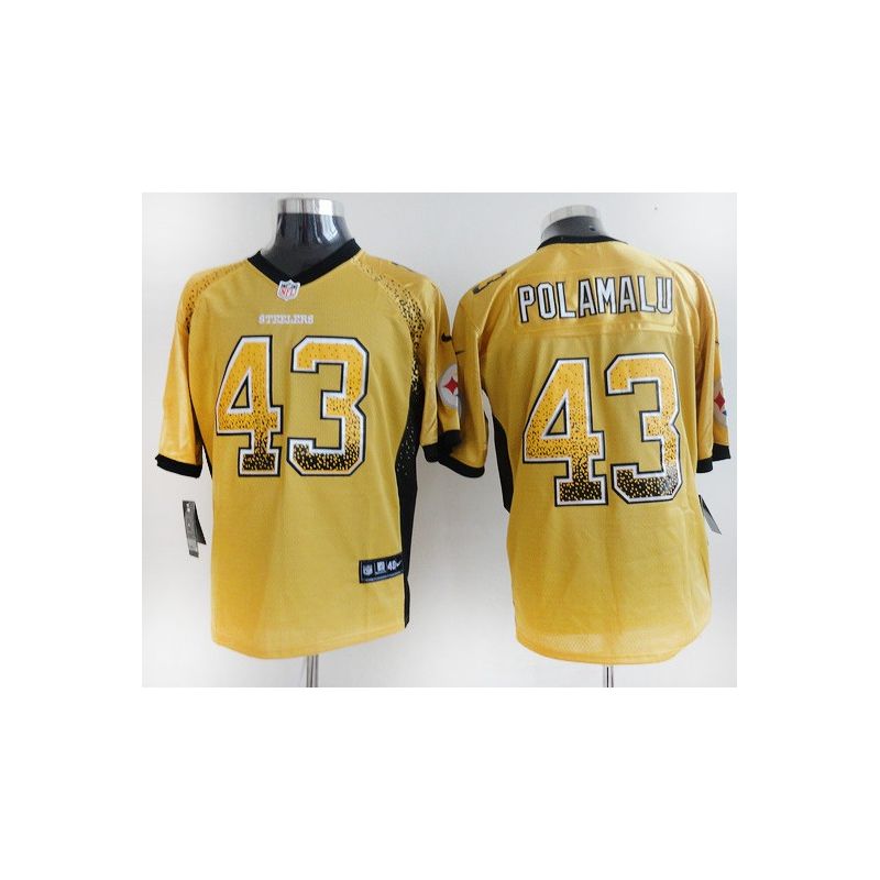 Cheap Troy Polamalu Steelers Jersey From China #43 Gold Drift Fashion Cheap Troy Polamalu Steelers Jersey From China #43 Gold Drift Fashion