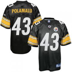 Cheap Troy Polamalu Steelers Jersey #43 Black From China