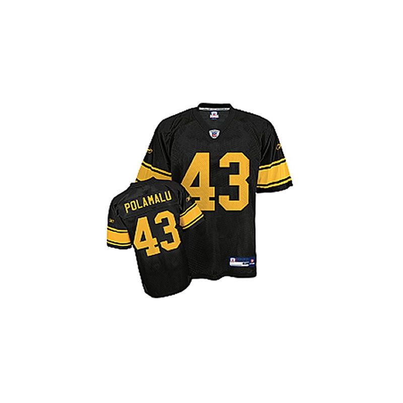 Cheap Troy Polamalu Steelers Jersey #43 Black Yellow Number From China Cheap Troy Polamalu Steelers Jersey #43 Black Yellow Number From China