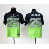 Cheap Richard Sherman Seahawks Jersey From China #25 Blue-Green Drift Fashion