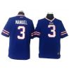 Cheap EJ Manuel Bills Jersey From China #3 Blue Game