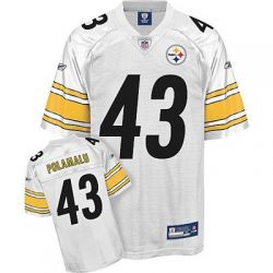 Cheap Troy Polamalu Steelers Jersey #43 White From China