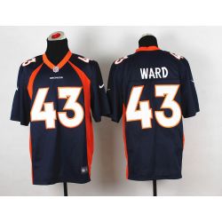 Cheap TJ Ward Broncos Jersey From China #43 Blue Game