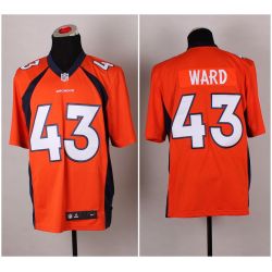 Cheap TJ Ward Broncos Jersey From China #43 Orange Game