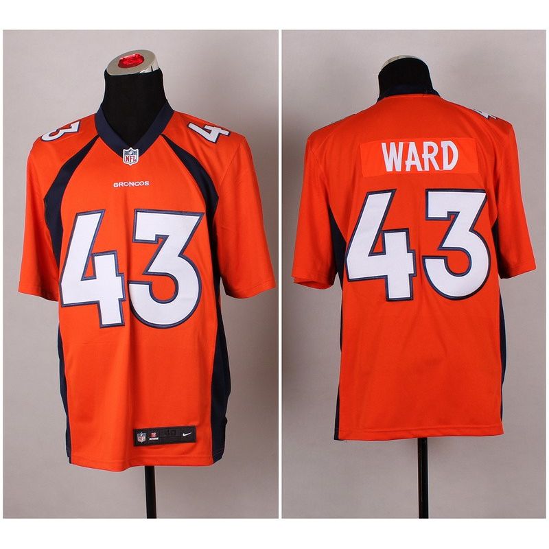 Cheap TJ Ward Broncos Jersey From China #43 Orange Game Cheap TJ Ward Broncos Jersey From China #43 Orange Game