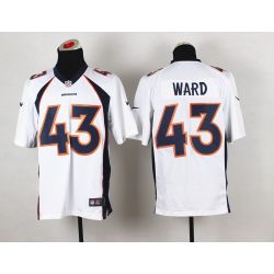 Cheap TJ Ward Broncos Jersey From China #43 White Game