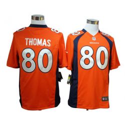 Cheap Julius Thomas Broncos Jersey From China #80 Orange Game