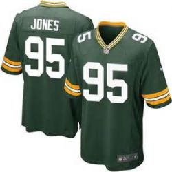 Cheap Datone Jones Packers Jersey From China #95 Green Game