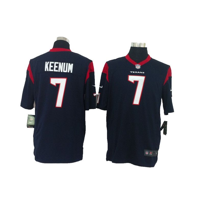 Cheap Case Keenum Texans Jersey From China #7 Blue Game Cheap Case Keenum Texans Jersey From China #7 Blue Game