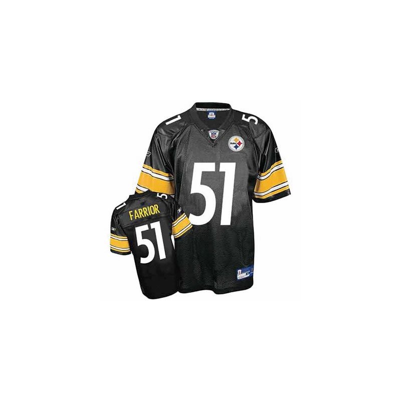 Cheap James Farrior Steelers Jersey #51 Black From China Cheap James Farrior Steelers Jersey #51 Black From China