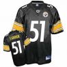 Cheap James Farrior Steelers Jersey #51 Black From China
