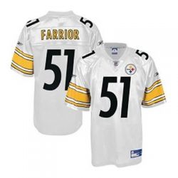 Cheap James Farrior Steelers Jersey #51 White From China