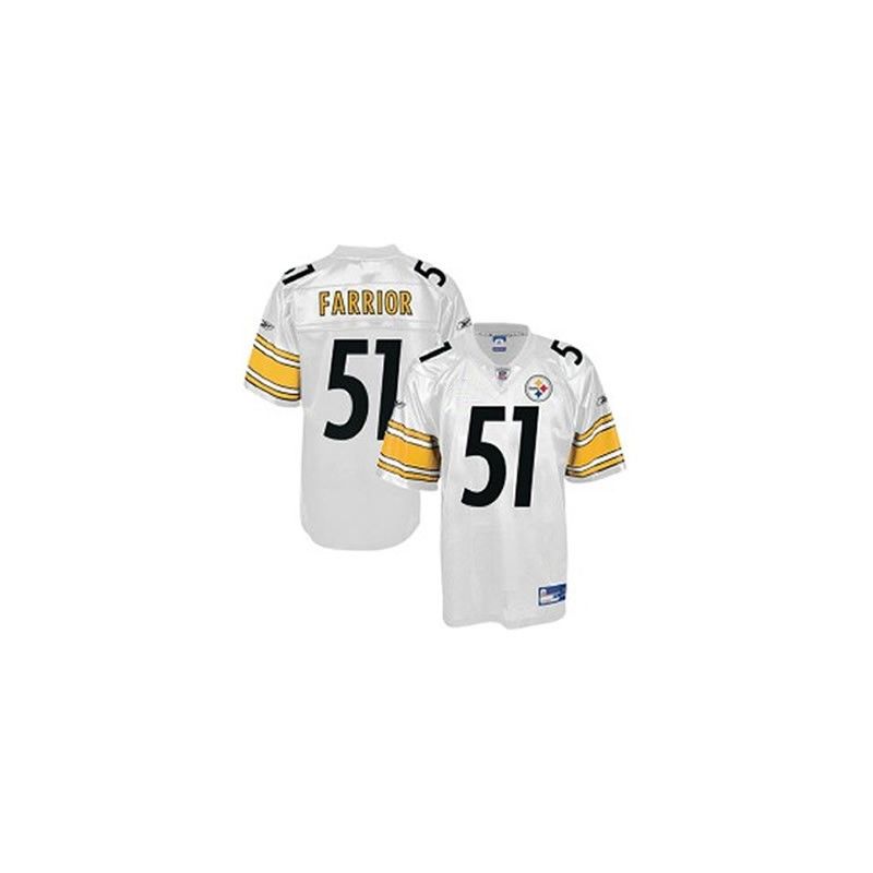 Cheap James Farrior Steelers Jersey #51 White From China Cheap James Farrior Steelers Jersey #51 White From China