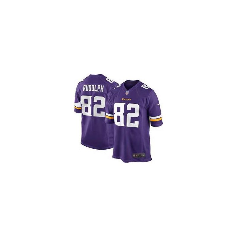 Cheap Kyle Rudolph Vikings Jersey From China #82 Purple Game
