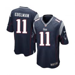 Cheap Julian Edelman Patriots Jersey From China #11 Blue Game