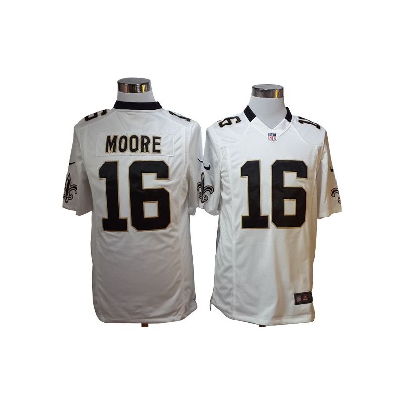 Cheap Lance Moore Saints Jersey From China #16 White Game