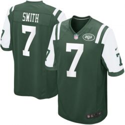 Cheap Geno Smith Jets Jersey From China #7 Green Game