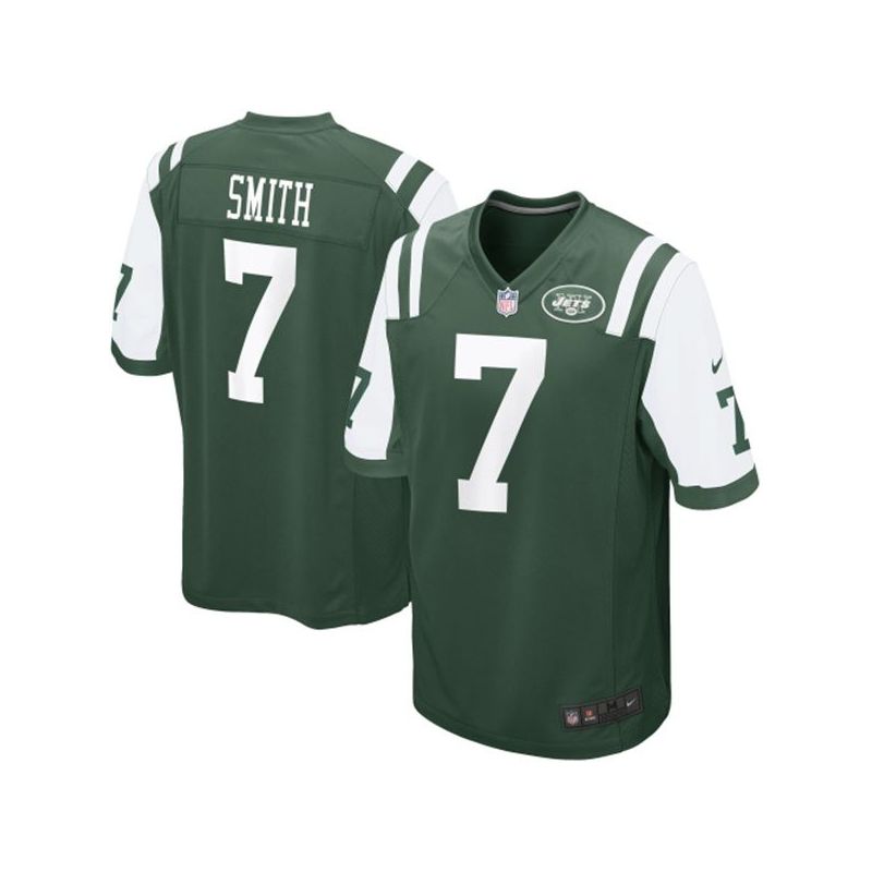 Cheap Geno Smith Jets Jersey From China #7 Green Game