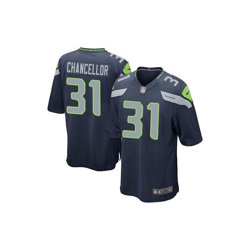 Cheap Kam Chancellor Seahawks Jersey From China #31 Blue Game