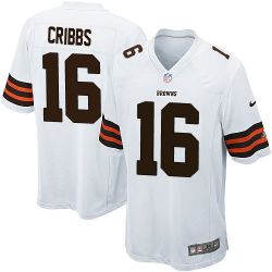 Cheap Josh Cribbs Browns Jersey From China #16 White Limited