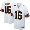 Cheap Josh Cribbs Browns Jersey From China #16 White Limited