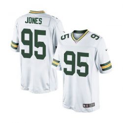 Cheap Datone Jones Packers Jersey From China #95 White Limited