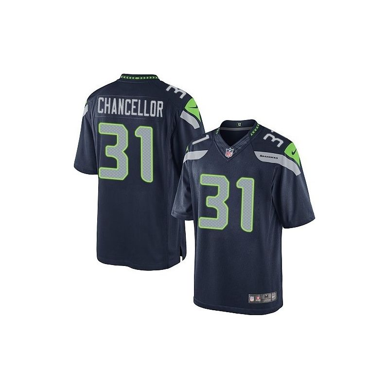 Cheap Kam Chancellor Seahawks Jersey From China #31 Blue Limited