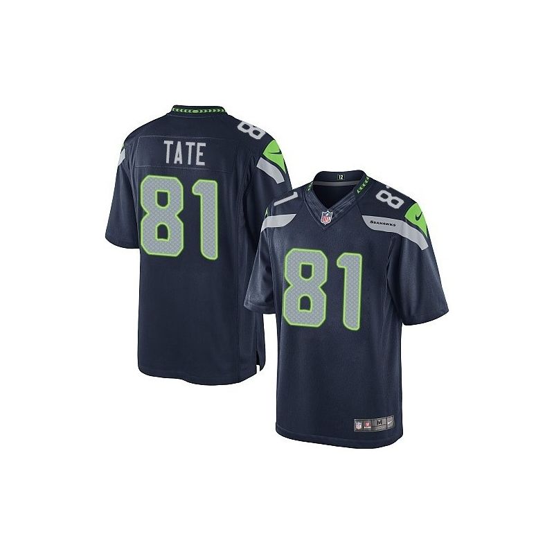 Cheap Golden Tate Seahawks Jersey From China #81 Blue Limited