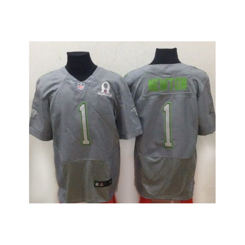 Cheap Cam Newton Panthers Jersey From China #1 Grey All-Star Elite Cheap Cam Newton Panthers Jersey From China #1 Grey All-Star Elite
