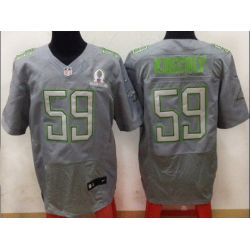 Cheap Luke Kuechly Panthers Jersey From China #59 Grey All-Star Elite