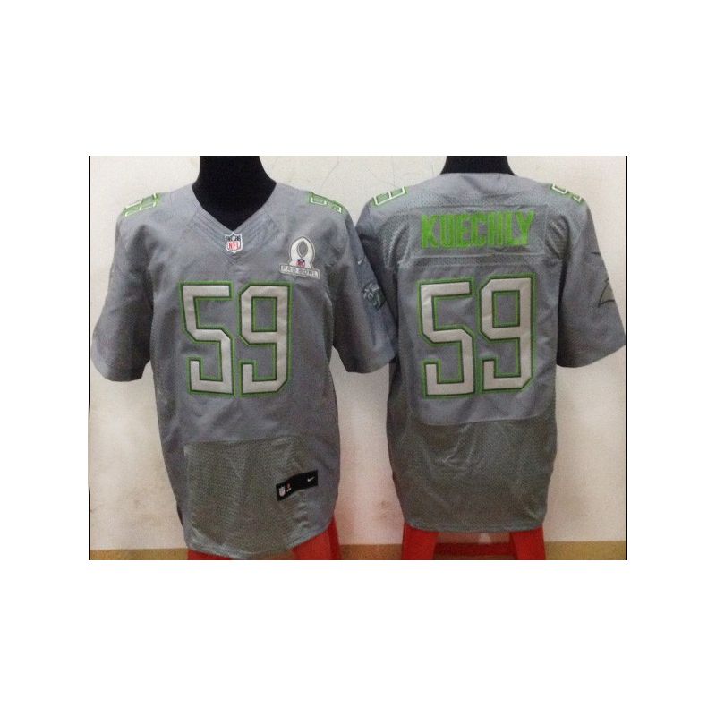 Cheap Luke Kuechly Panthers Jersey From China #59 Grey All-Star Elite Cheap Luke Kuechly Panthers Jersey From China #59 Grey All-Star Elite