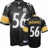 Cheap Lamarr Woodley Steelers Jersey #56 Black From China