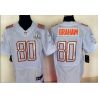 Cheap Jimmy Graham Saints Jersey From China #80 White All-Star Elite