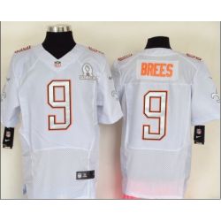 Cheap Drew Brees Saints Jersey From China #9 White All-Star Elite