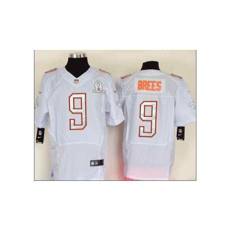 Cheap Drew Brees Saints Jersey From China #9 White All-Star Elite Cheap Drew Brees Saints Jersey From China #9 White All-Star Elite