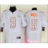 Cheap Drew Brees Saints Jersey From China #9 White All-Star Elite