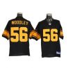 Cheap Lamarr Woodley Steelers Jersey #56 Black Yellow number From China