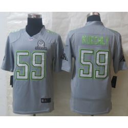 Cheap Luke Kuechly Panthers Jersey From China #59 Grey All-Star Game