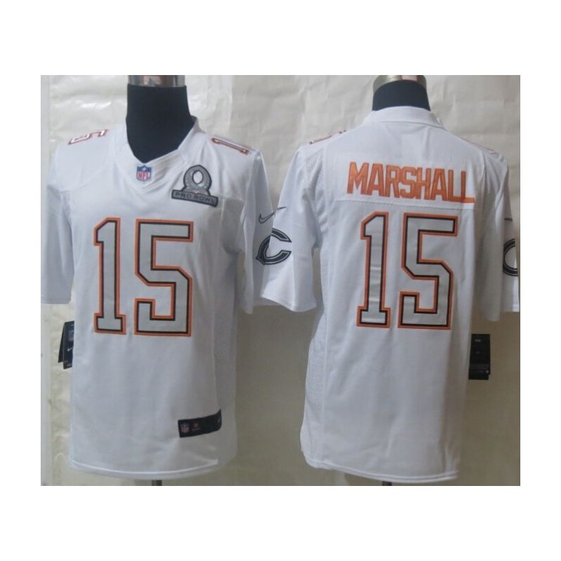 Cheap Brandon Marshall Bears Jersey From China #15 White All-Star Game Cheap Brandon Marshall Bears Jersey From China #15 White All-Star Game