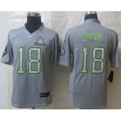 Cheap AJ Green Bengals Jersey From China #18 Grey All-Star Game