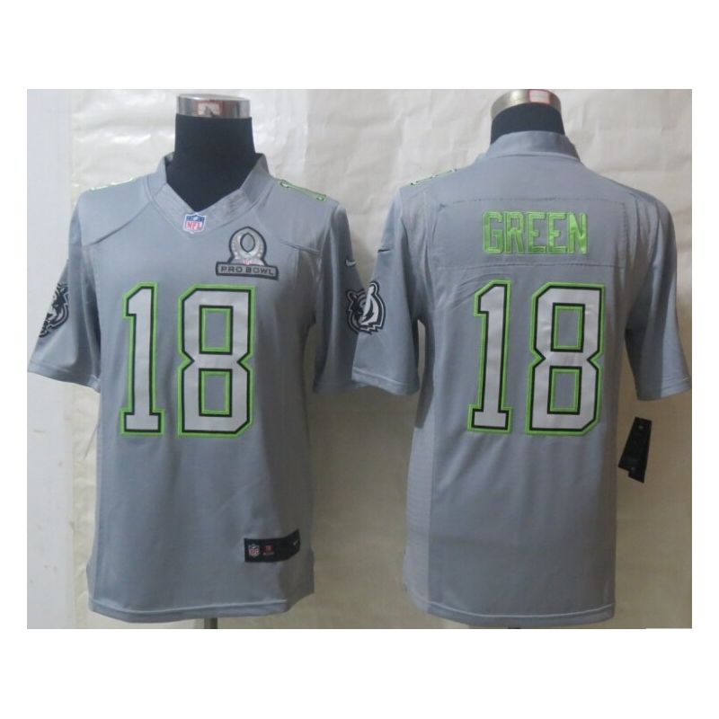 Cheap AJ Green Bengals Jersey From China #18 Grey All-Star Game Cheap AJ Green Bengals Jersey From China #18 Grey All-Star Game