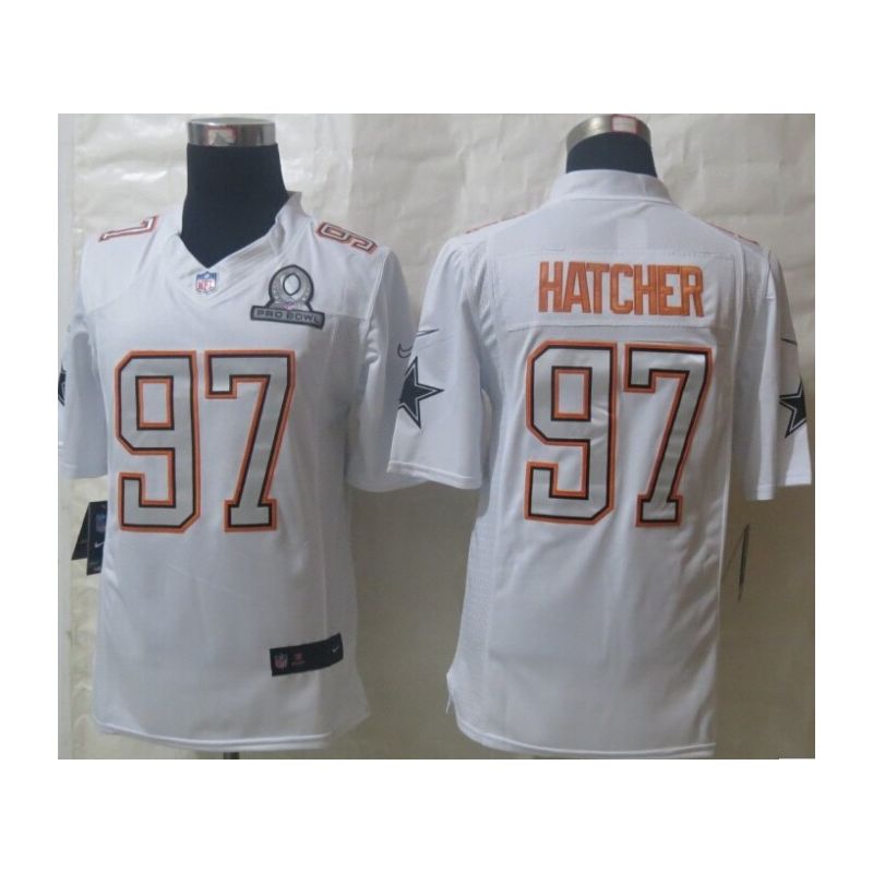 Cheap Jason Hatcher Cowboys Jersey From China #97 White All-Star Game