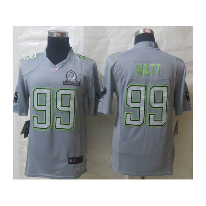 Cheap JJ Watt Texans Jersey From China #99 Grey All-Star Game