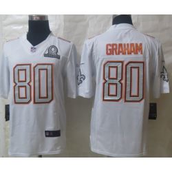 Cheap Jimmy Graham Saints Jersey From China #80 White All-Star Game