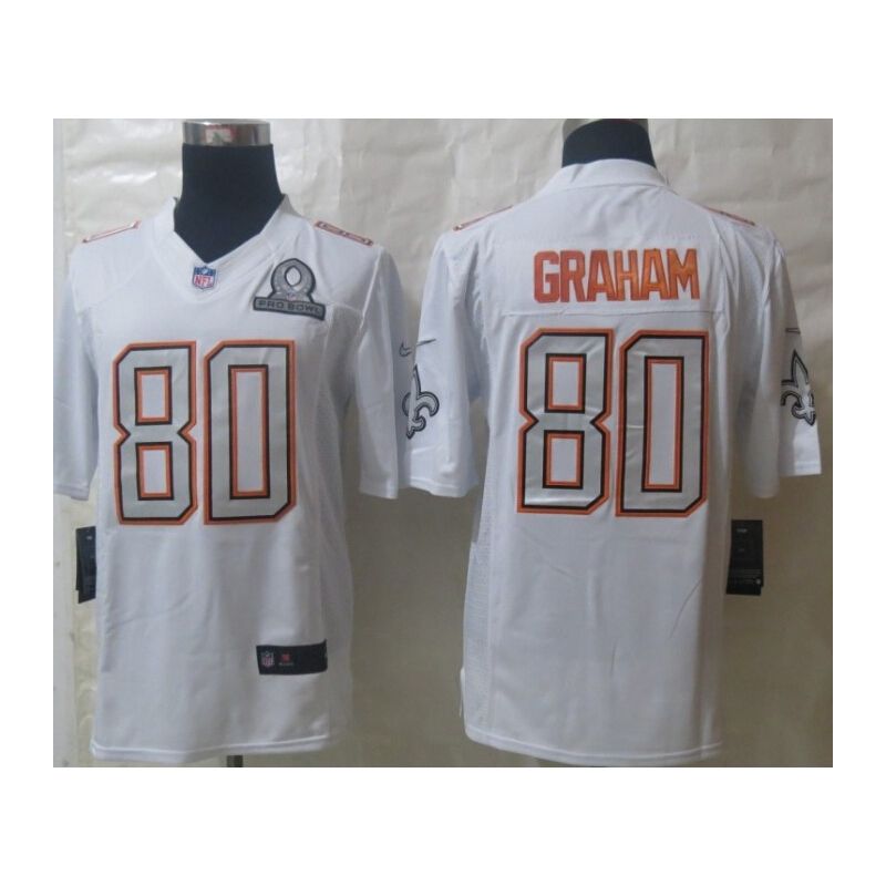 Cheap Jimmy Graham Saints Jersey From China #80 White All-Star Game