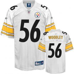 Cheap Lamarr Woodley Steelers Jersey #56 White From China