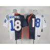 Cheap Manning Broncos+Colts Jersey From China #18 Navy-White Split