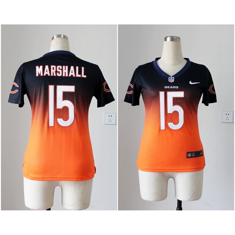 Cheap Brandon Marshall Bears Woman Jersey From China #15 Navy-Orange Drift Fashion Cheap Brandon Marshall Bears Woman Jersey From China #15 Navy-Orange Drift Fashion