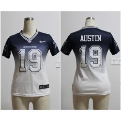Cheap Miles Austin Cowboys Woman Jersey From China #19 Blue-White Drift Fashion
