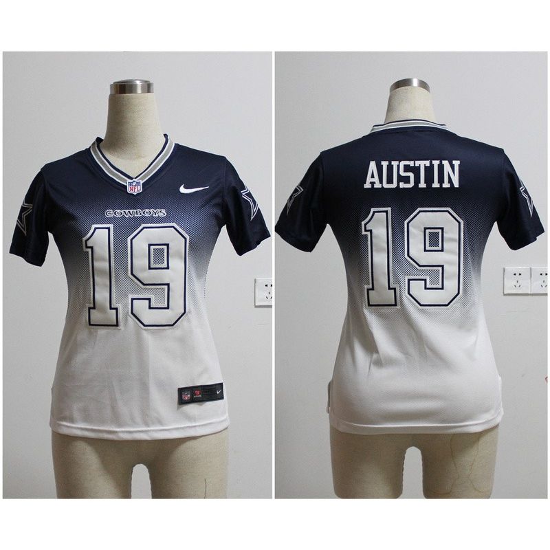 Cheap Miles Austin Cowboys Woman Jersey From China #19 Blue-White Drift Fashion Cheap Miles Austin Cowboys Woman Jersey From China #19 Blue-White Drift Fashion